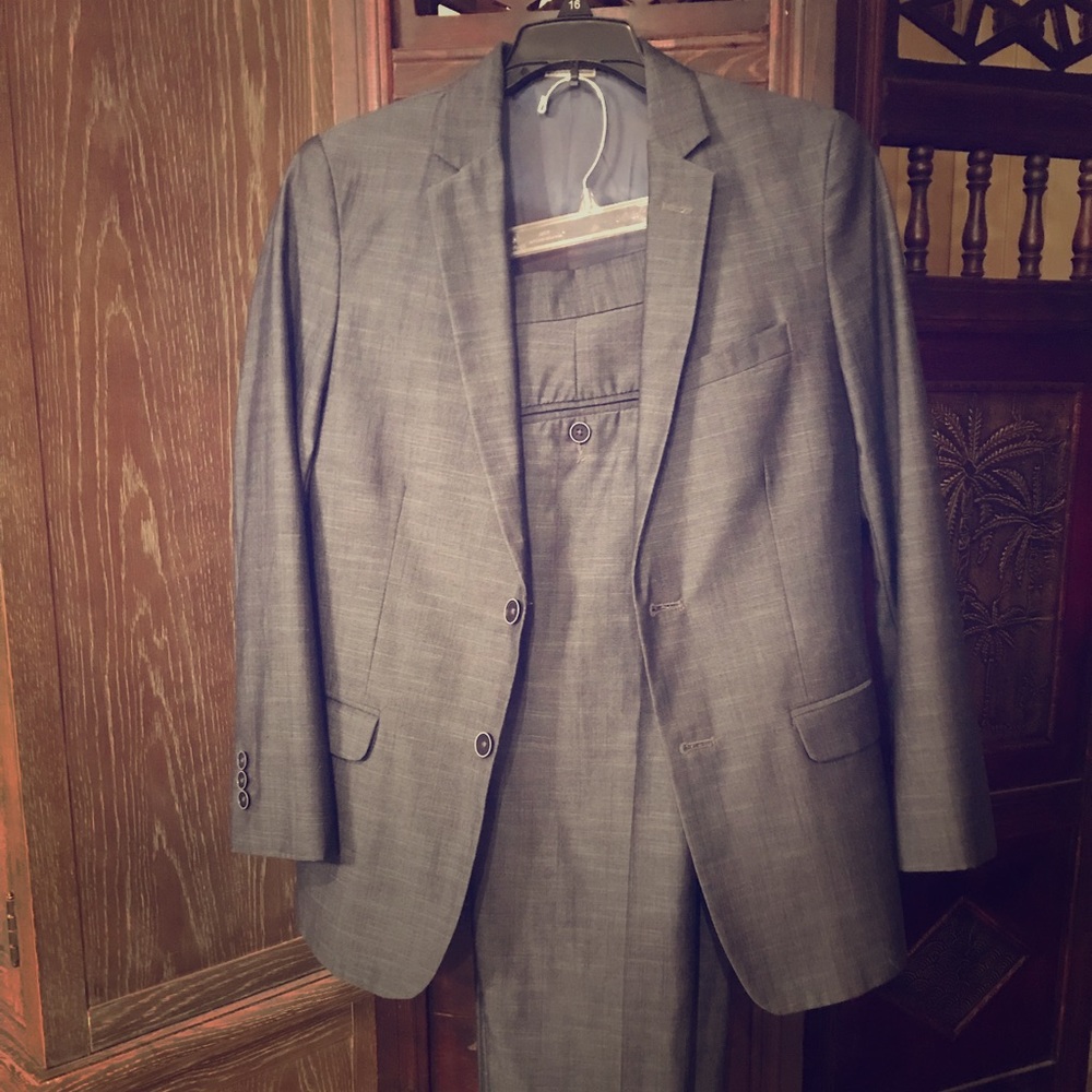 Calving Klein teen boy suit